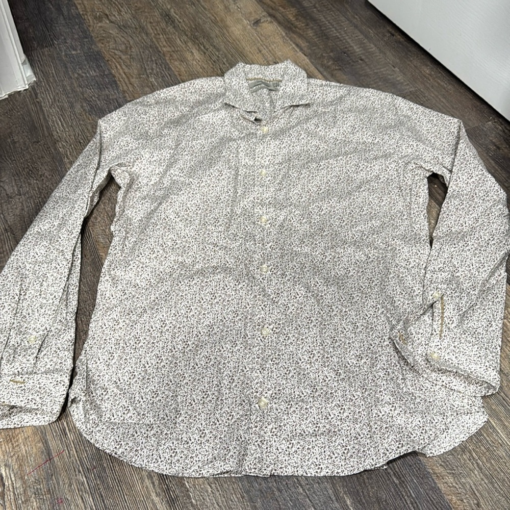 100% cotton Mango slim fit - Long sleeve shirt for men